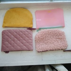 Lot of 5 Ipsy Cosmetic Bags